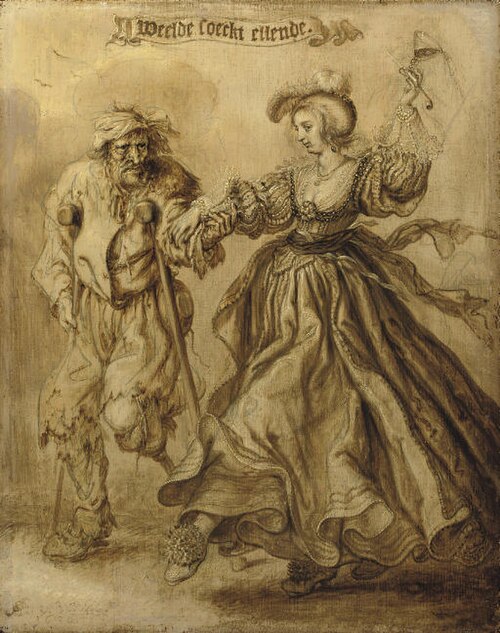 Weelde soeckt ellende, 1630, Adriaen Pietersz van de Venne