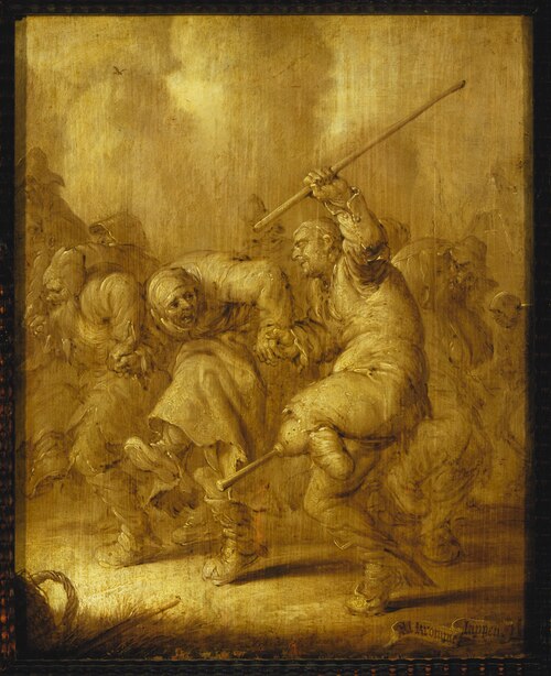 'Al kromme lappen', 1633, Adriaen Pietersz van de Venne