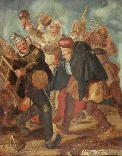 Peasants Brawling, , Adriaen Pietersz van de Venne