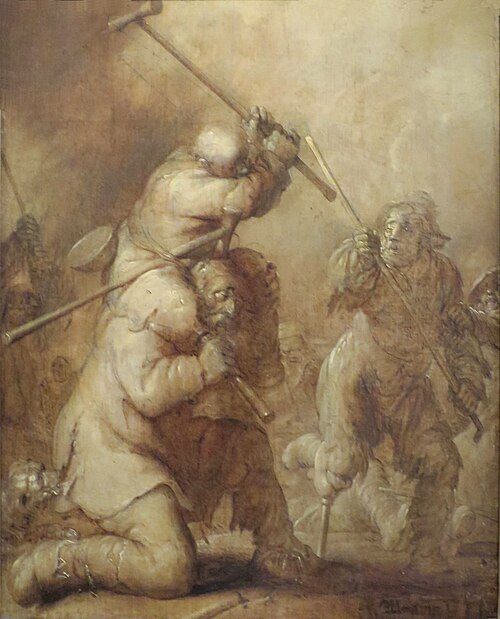 Beggars fighting, 1634, Adriaen Pietersz van de Venne