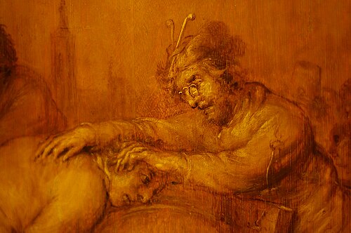 The Nose Grinder, 1618, Adriaen Pietersz van de Venne