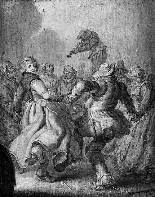 Peasant dance, 1632, Adriaen Pietersz van de Venne