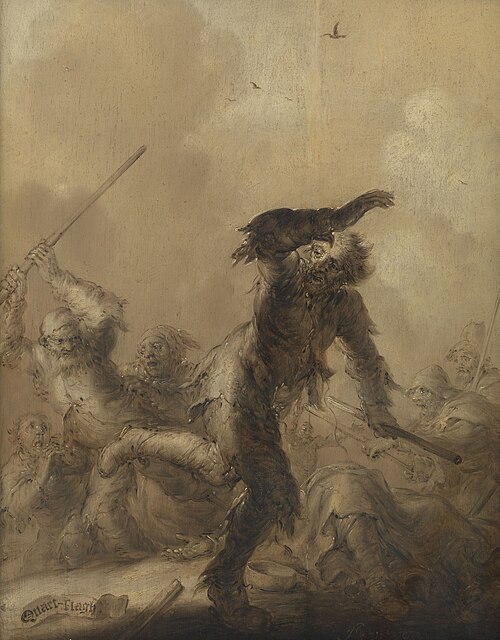L’Alcool n’adoucit pas les moeurs, 1633, Adriaen Pietersz van de Venne