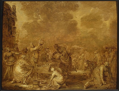 Quiconque est prêt à prendre., 1650, Adriaen Pietersz van de Venne