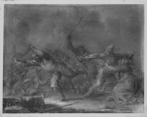 Schlägerei, 1625, Adriaen Pietersz van de Venne
