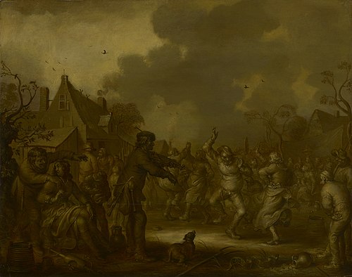 Peasants Dancing, 1655, Adriaen Pietersz van de Venne
