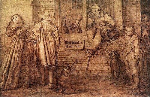 "What Does Man for Money!", 1625, Adriaen Pietersz van de Venne