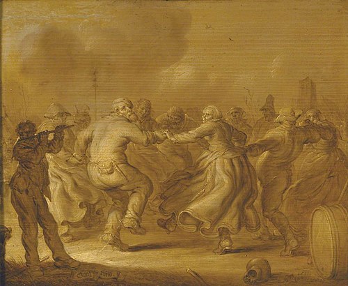 Peasants Dancing, 1633, Adriaen Pietersz van de Venne