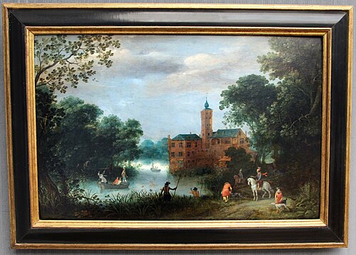 Castle by the Sea, 1625, Adriaen van Stalbemt