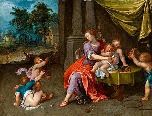 Allegory of Mercy, 1650, Adriaen van Stalbemt