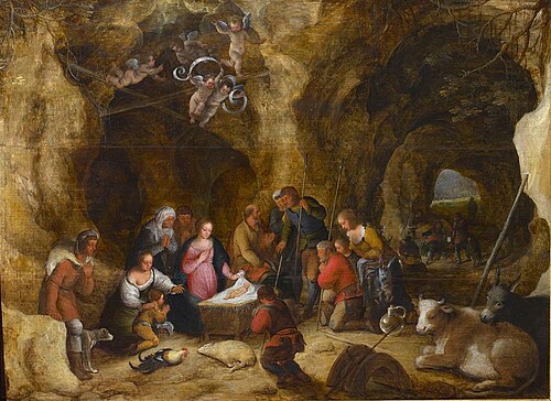 Adoration of the shepherds, 1621, Adriaen van Stalbemt