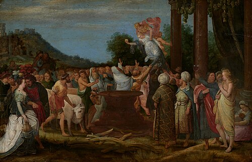 L'enlèvement de la déesse Contento par Mercure, , Adriaen van Stalbemt