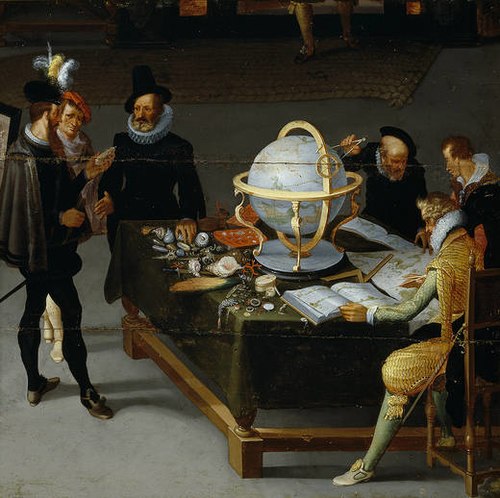 Le Géographe et le Naturaliste, 1585, Adriaen van Stalbemt
