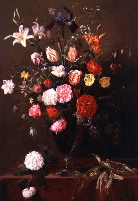 Flower vase, 1642, Adriaen van Utrecht