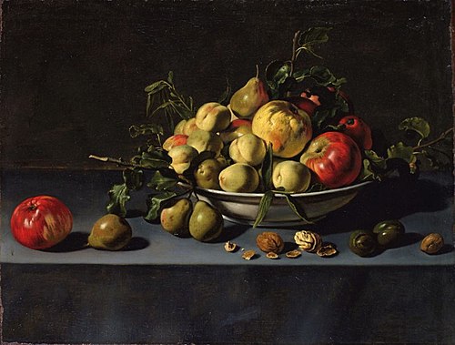 Fruit Still Life, 1601, Adriaen van Utrecht