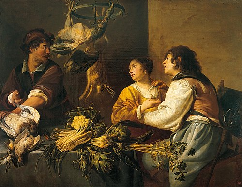 Kitchen, 1635, Adriaen van Utrecht