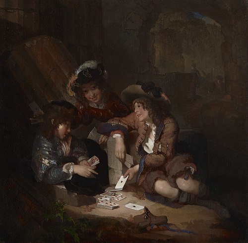 Game of Cards, 1680, Adriaen van der Werff