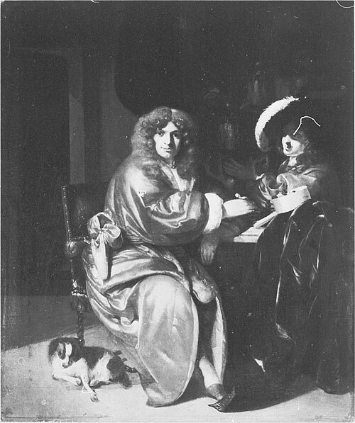 Two Chess Players, 1720, Adriaen van der Werff