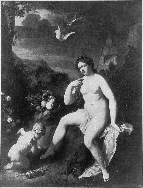 Venus and Cupid, 1699, Adriaen van der Werff