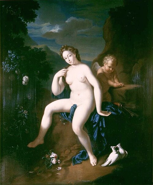Venus and Cupid, 1716, Adriaen van der Werff