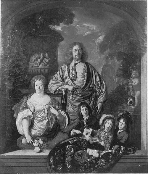 Portrait of a family, 1680, Adriaen van der Werff