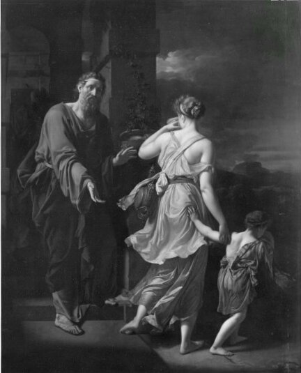 Verstoßung der Hagar, 1701, Adriaen van der Werff