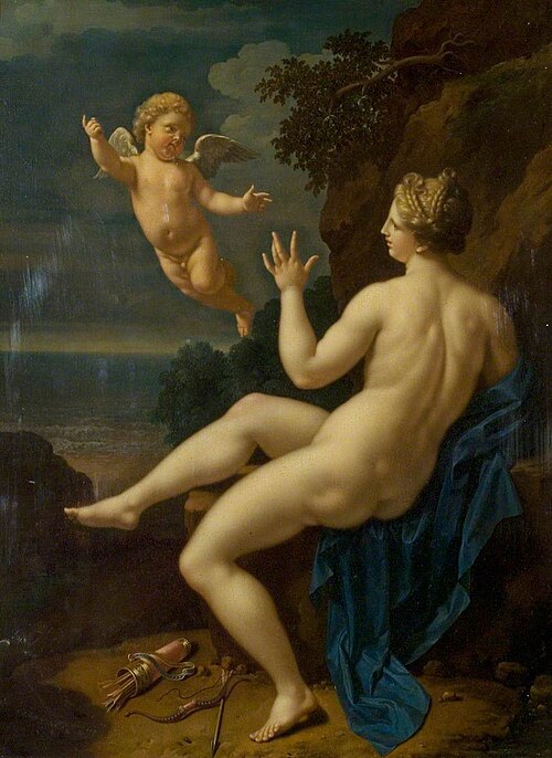 Venus and Cupid, 1709, Adriaen van der Werff