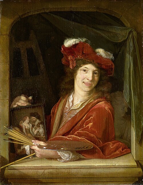 A young Painter, 1680, Adriaen van der Werff
