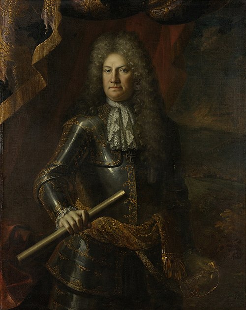 Godard Frederik van Reede-Ginckel, cavalry general, 1696, Adriaen van der Werff