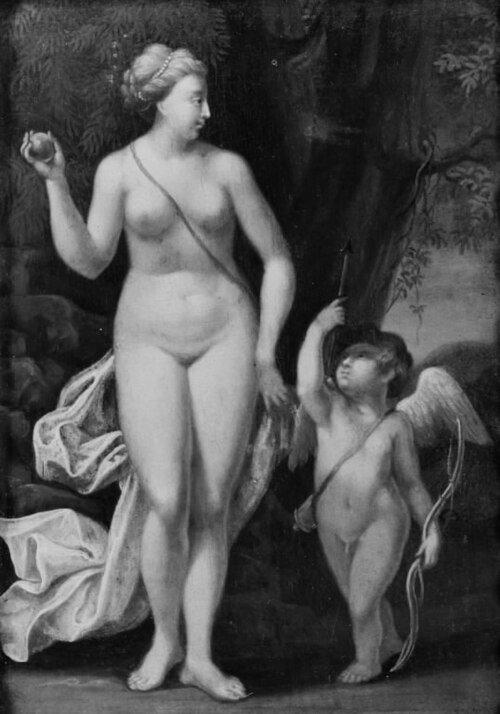 Venus and Cupid, 1698, Adriaen van der Werff