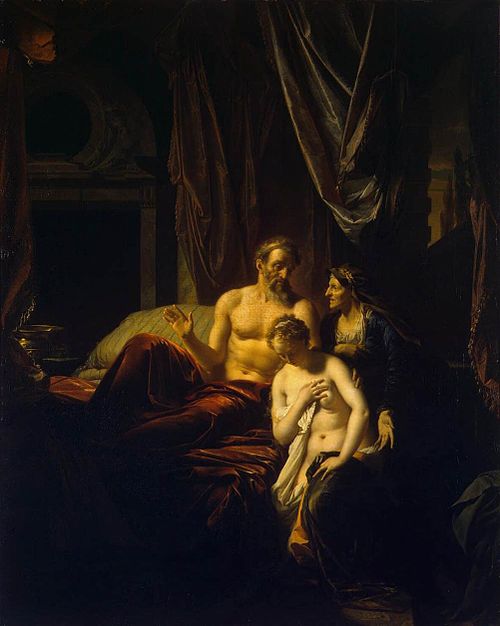 Sarah Bringing Hagar to Abraham, 1696, Adriaen van der Werff