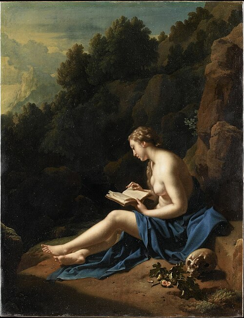 Penitent Magdalene reading, 1700, Adriaen van der Werff