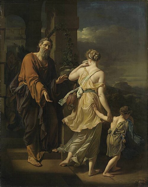 Expulsion of Hagar, 1701, Adriaen van der Werff