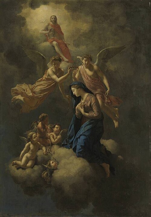 Coronation of the Virgin, 1713, Adriaen van der Werff