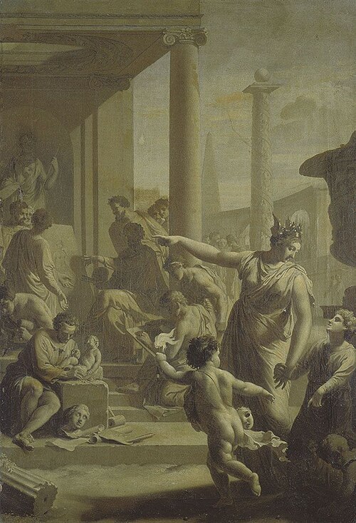 Allegorie op de schilderkunst, 1693, Adriaen van der Werff
