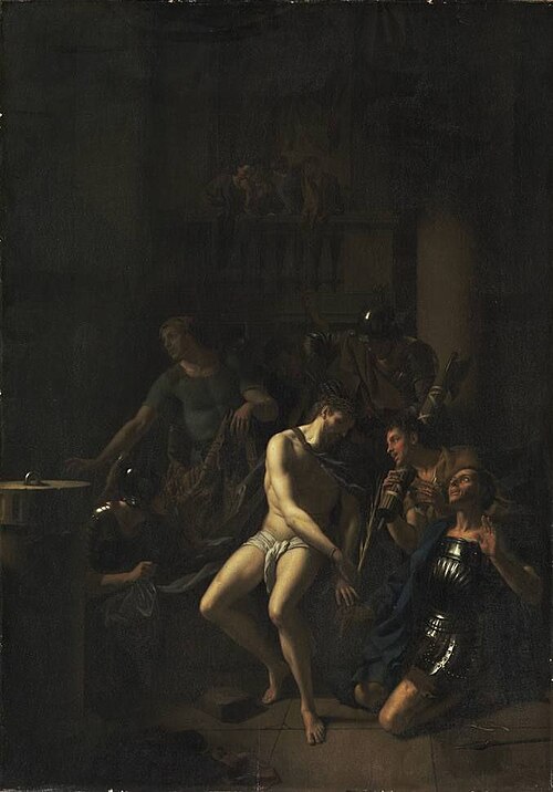 The mocking and crowning with thorns of Christ, 1710, Adriaen van der Werff