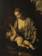 Holy family, 1725, Adriaen van der Werff