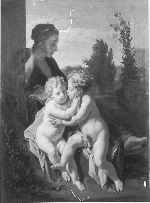 Mary with Holy Infants, 1715, Adriaen van der Werff