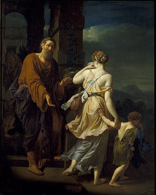 The Expulsion of Hagar and Ishmael, 1699, Adriaen van der Werff