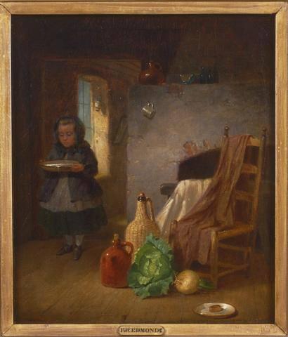 The Pan of Milk, 1858, Francis William Edmonds