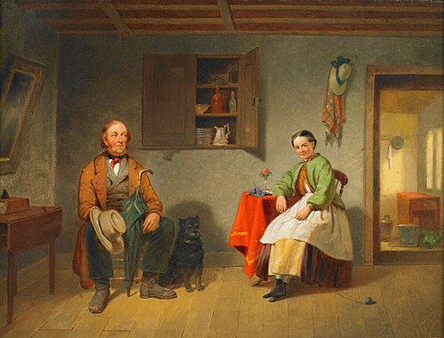 Barking Up the Wrong Tree, 1850, Francis William Edmonds
