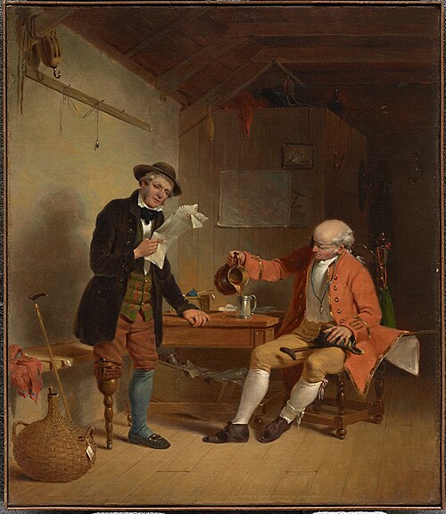 Commodore Trunnion and Jack Hatchway, 1839, Francis William Edmonds