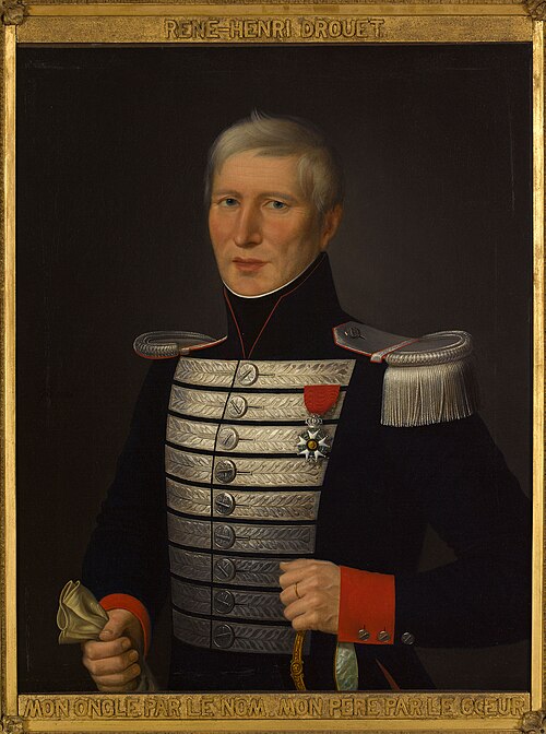 Portrait du Lieutenant René-Henri Drouet, 1753, Jean-Antoine-Théodore Giroust