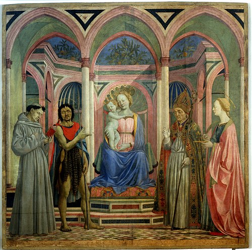 Retable de Santa Lucia dei Magnoli, 1445, Domenico Veneziano