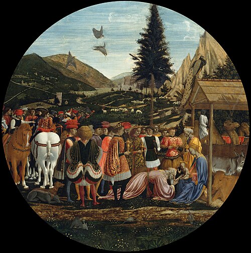 Adoration des mages, 1435, Domenico Veneziano