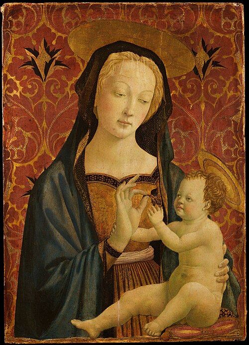 Madonna Berenson, 1450, Domenico Veneziano
