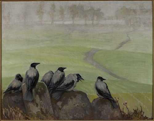 Crows – Council of Seniors, 1923, Kazimierz Stabrowski
