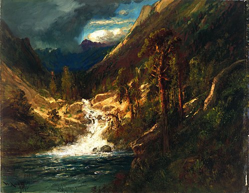 Hetch Hetchy Side Canyon II, 1908, William Keith
