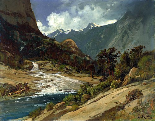 Hetch Hetchy Side Canyon, I, 1908, William Keith