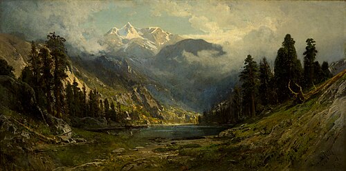 California Pines, 1878, William Keith